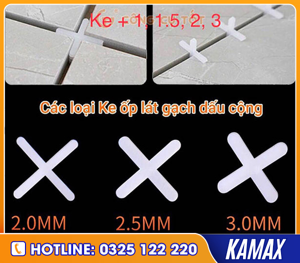Ke ốp lát gạch dấu cộng
